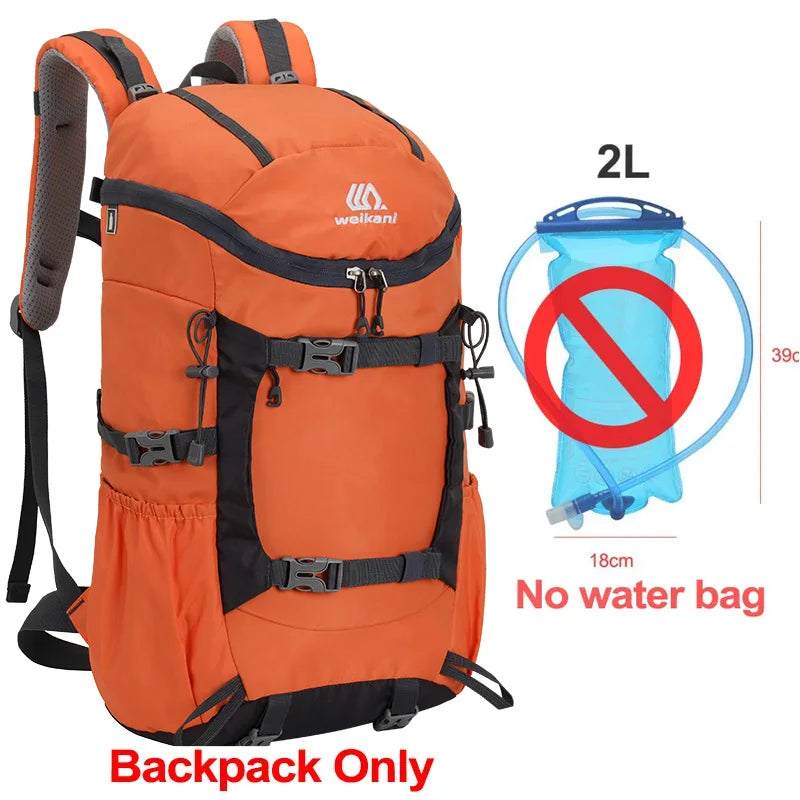 Hydration Backpack For Hiking And Cycling &ndash; Lightweight Orange Bag