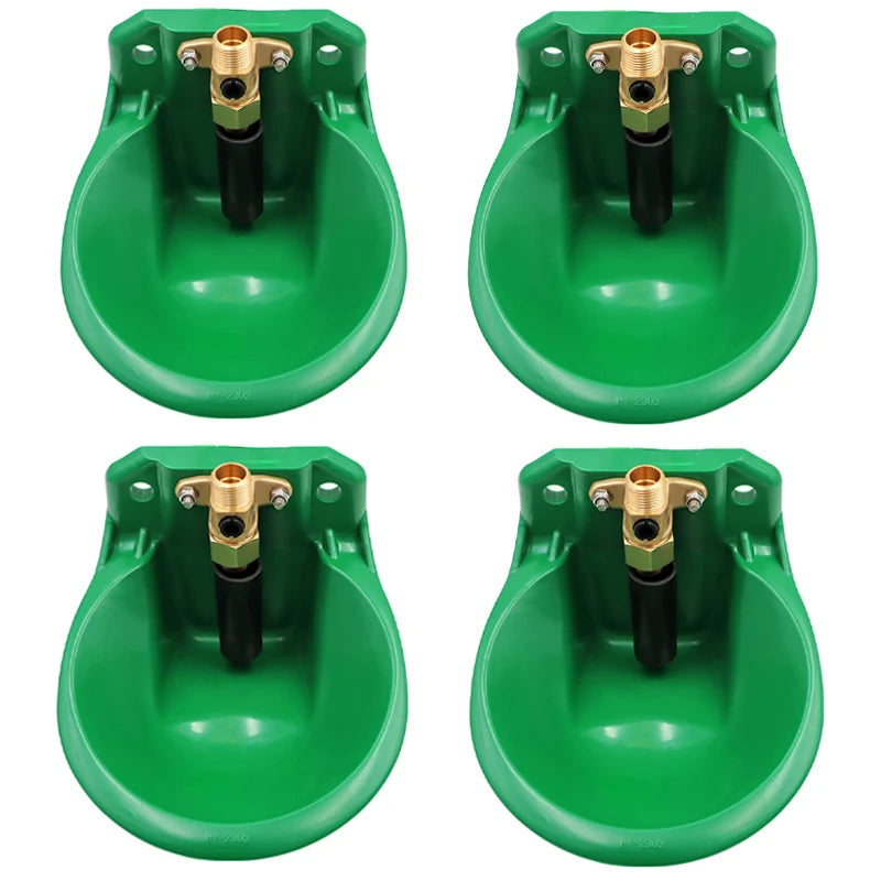 Livestock Drinker Bowl For Sheep &ndash; Bronze Valve Durability Copper valve bowl / 4PCS