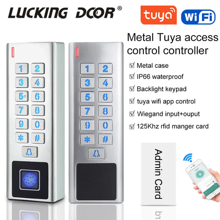 HF8-WiFi &ndash; IP66 Weatherproof Fingerprint Lock With App