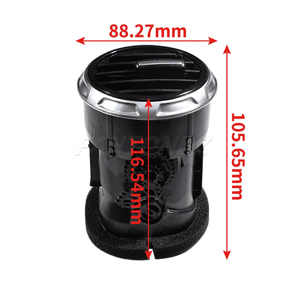 Rejilla de ventilación del aire del tablero central para Audi TT TTS Mk2 8J