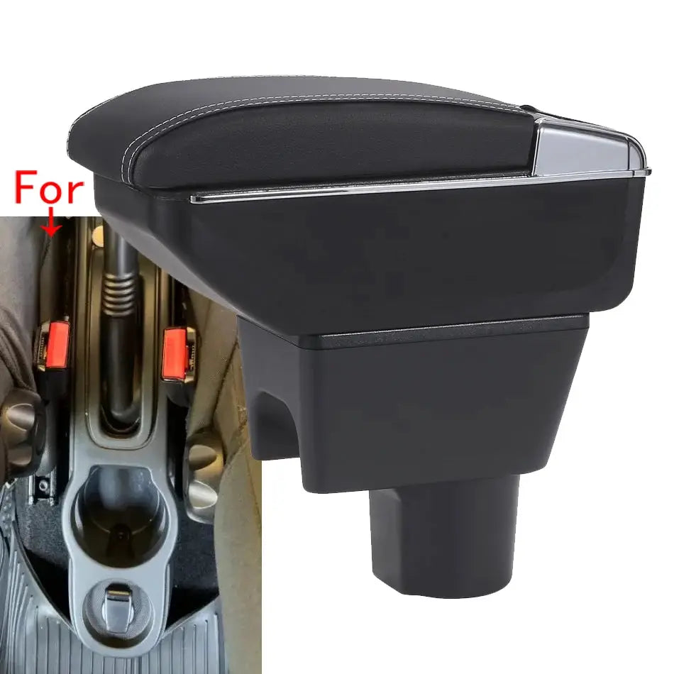Armrest Box With PU Leather For Renault Duster And Nissan Terrano 2012-2018 by InterCyprus Trading Ltd