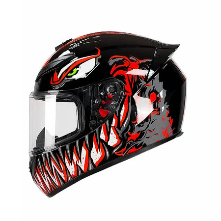 FML Unisex Full Face Bluetooth Motorcycle Helmet