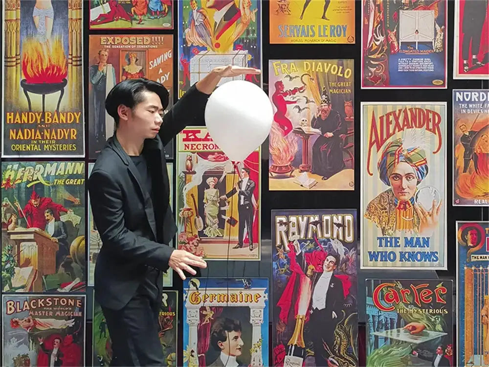 Psychic Lifting Balloon Manual Magic Tricks Gimmicks