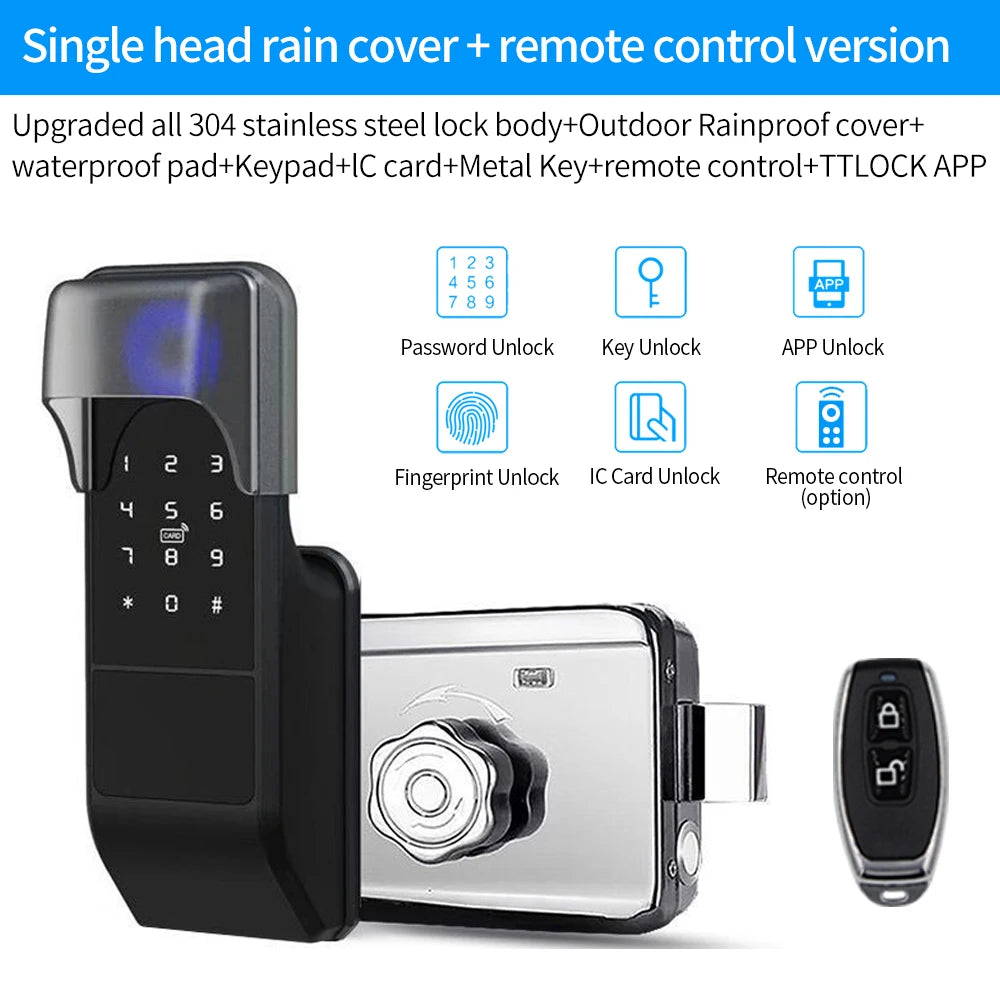 Bluetooth TTLOCK Fingerprint Lock VD08 R1