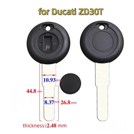 10pcs/lot Motorcycle Keys for Ducati ZD30T with Uncut Key Blade No Logo by InterCyprus Trading Ltd