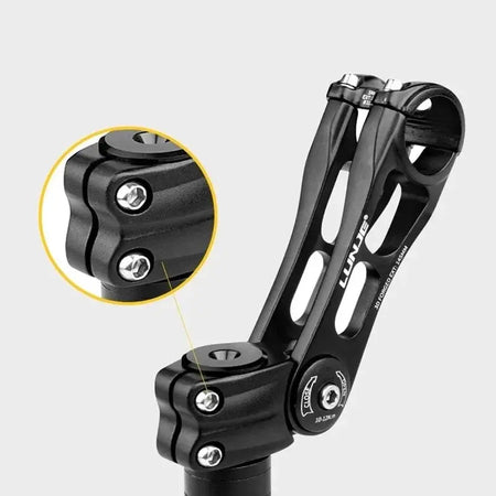 Adjustable Bicycle Handlebar Stem 90/110/130/145MM Road Mountain Bike Stem -80° 80° MTB Power Adjustment 31.8mm Bike Table by InterCyprus Trading Ltd