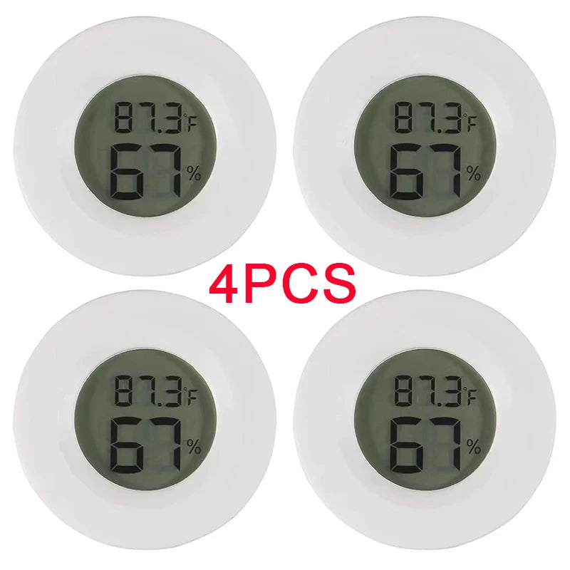 Mini LCD Thermometer Hygrometer Fridge Freezer 4 Pack