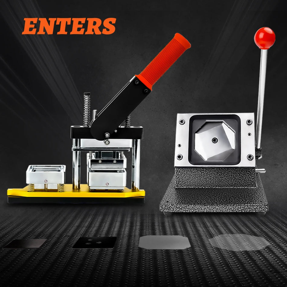 Kit de máquina para hacer imanes de nevera cuadrados DIY para imanes personalizados de 2x2 pulgadas