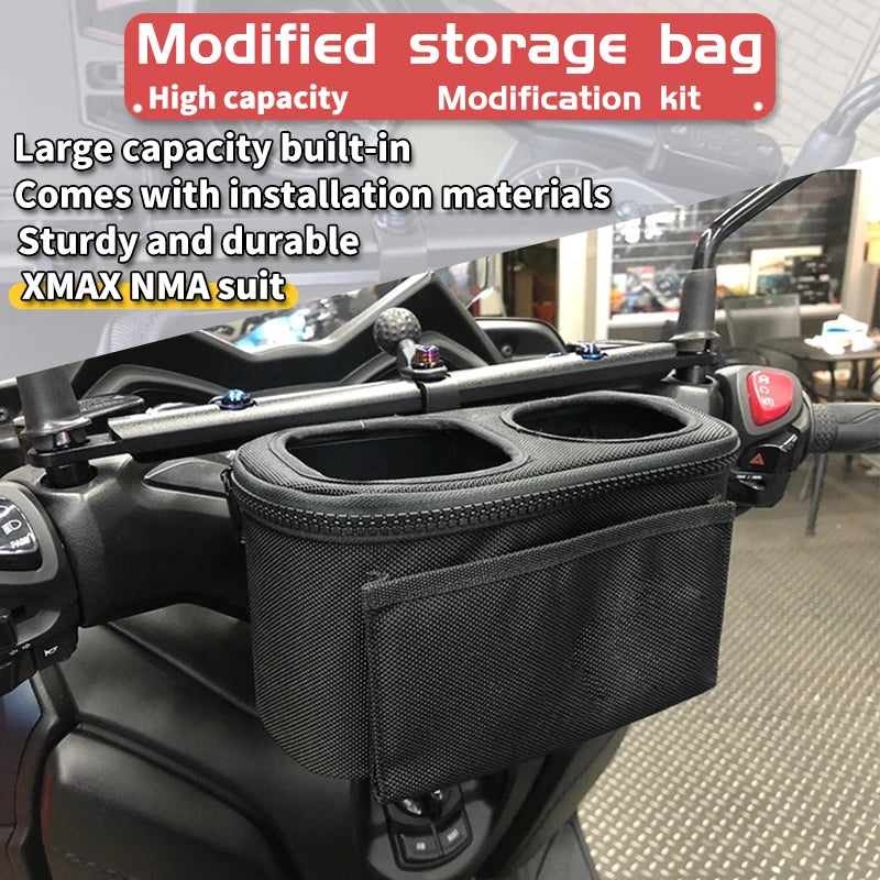 Motorcycle Handlebar Water Bottle Holder &ndash; Convenient Drink Storage for Riding