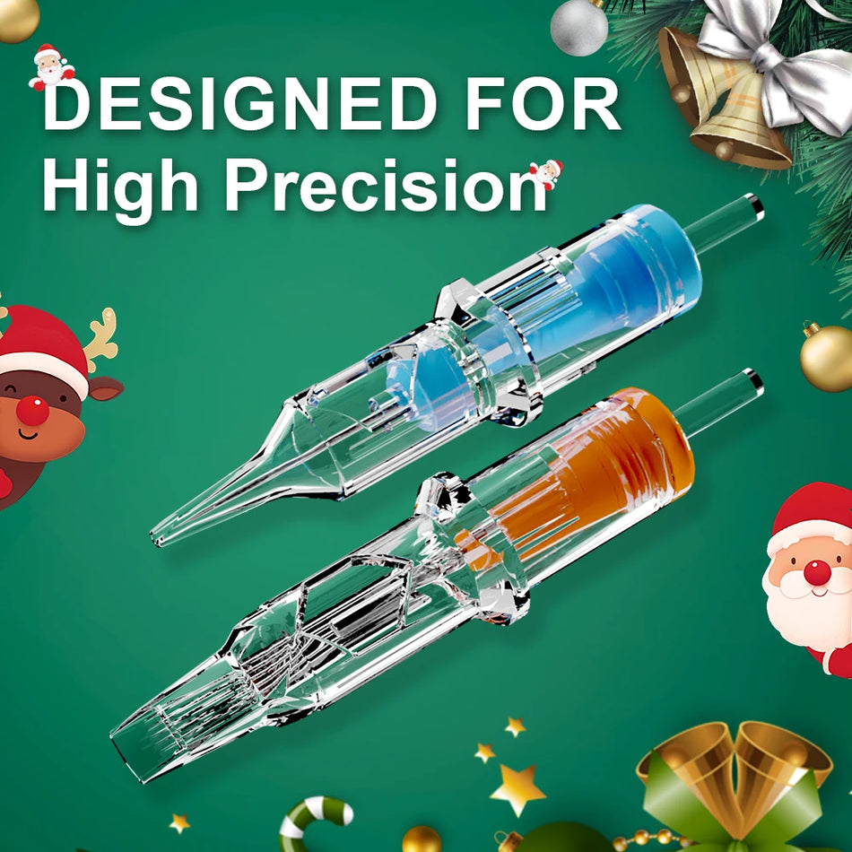 KVM 10 Pack Ago per Tatuaggio Cartucce Monouso Sterili