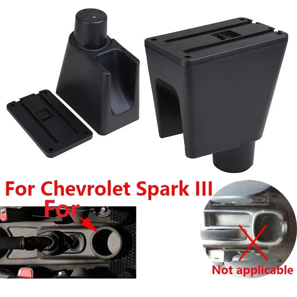 Armrest Box With PU Leather For Chevrolet Spark And Aveo T200