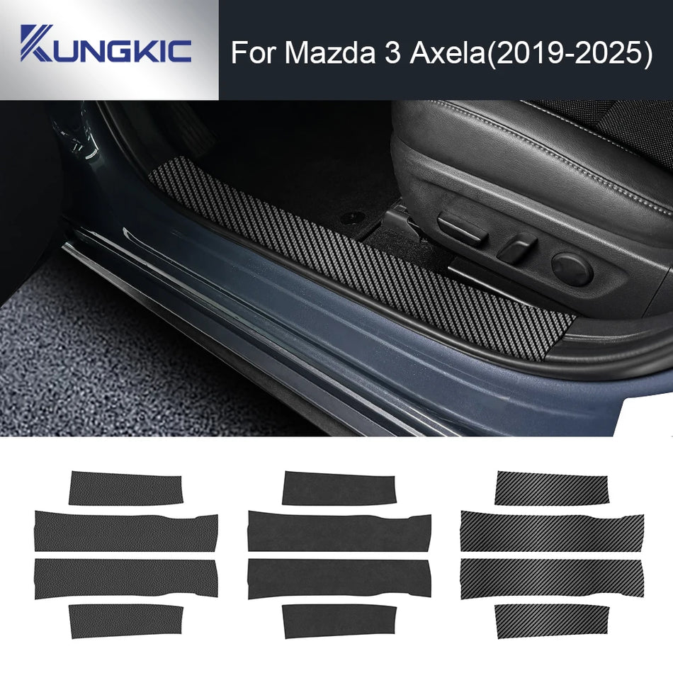 Premium-seemisnahksed lävepakukaitse kleebised Mazda 3 BP Axela jaoks
