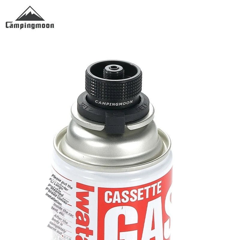 CAMPINGMOON BKZ11 Long Gas Tank to Flat Gas Adapter for High Mountain Stoves