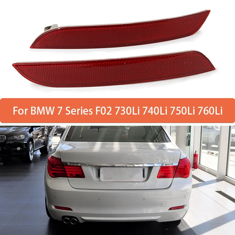 Odbijajoče Trakove za Zadnji Bumper za BMW 7 Serijo F02