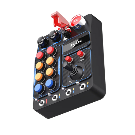 PXN Racing Simulator Control Box with RGB Lighting for PC Gaming