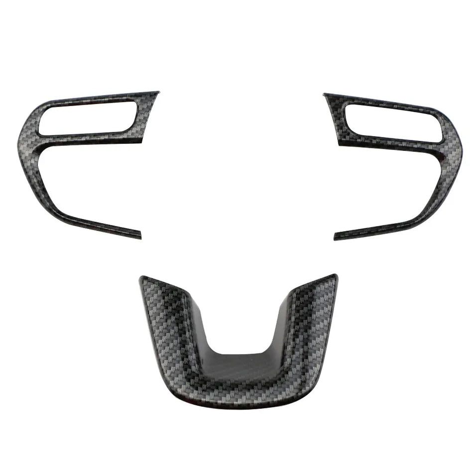 Steering Wheel Trim Cover ABS Chrome for Jeep Renegade 2015-2022 and Compass 2017-2020