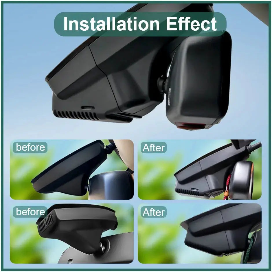Plug and Play Hidden 4K Dash Cam Car DVR Front Rear Camera For BMW X1 X3 E81 E82 E87 E88 E90 E91 E92 E93 E60 E61 E65 E66 E84 E70 by InterCyprus Trading Ltd