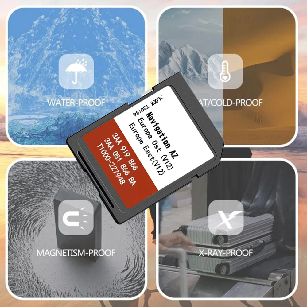 SD Card RNS 315 OST &ndash; Eastern Europe Map V12 Update