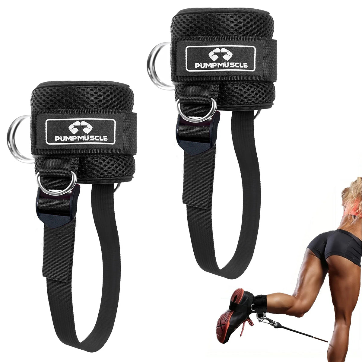 Adjustable Ankle Straps for Cable Machines - Enhance Your Workout