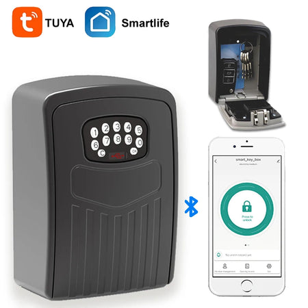 TUYA Fingerprint or Password Safe Key Box &ndash; Smart Lock Box password version / CHINA