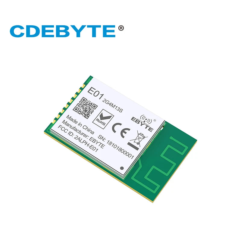 CDEBYTE E01-2G4M13S NRF24L01 PA LNA 2.4GHz PCB Transceiver
