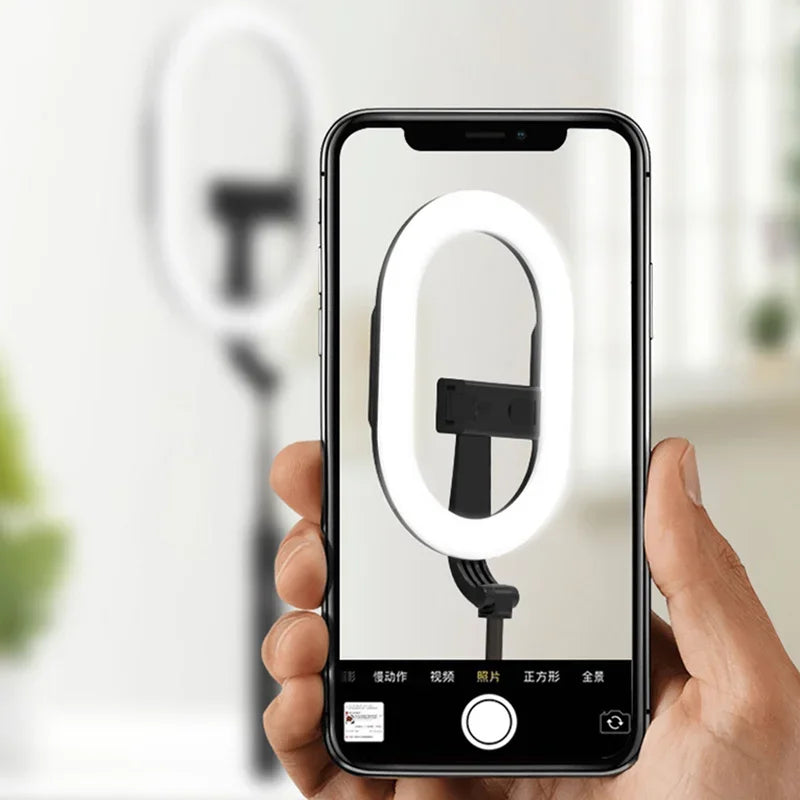 Ustarmate A8 Selfie Ring Light with Tripod &amp; Bluetooth Remote