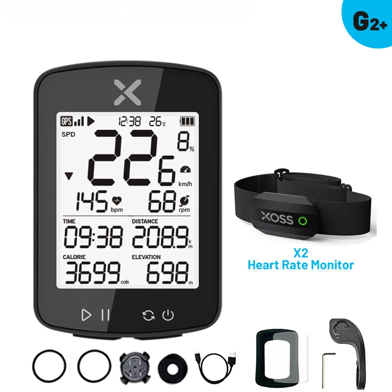 XOSS G2 Plus Bike Computer &ndash; Waterproof Wireless GPS Cycling Speedometer G2 plus group6