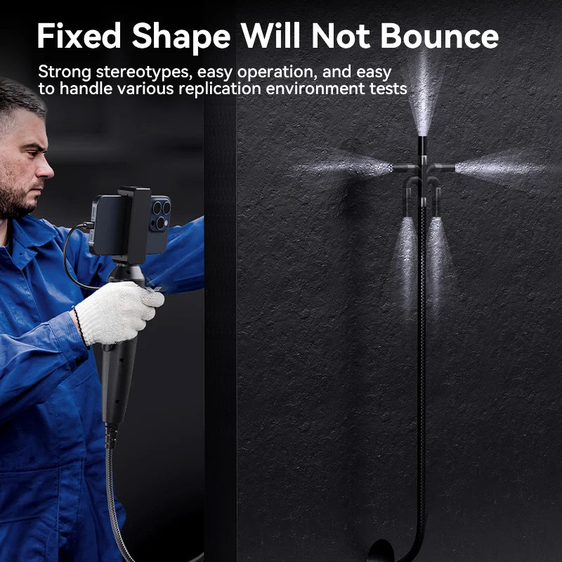 6mm And 8.5mm Borescope 1M 1080P &ndash; Dual Probe 180 Degree