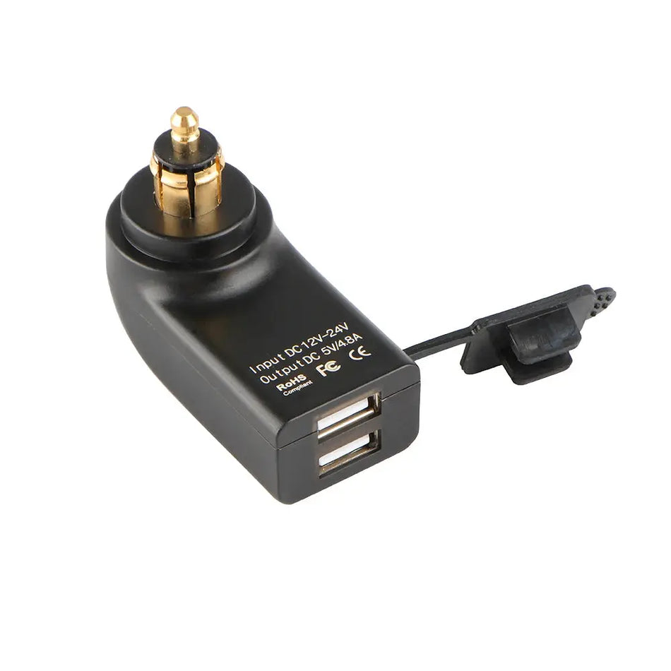 For BMW R1200GS Adventure R1250GS Adv R1200RT G310GS F850GS F750GS Motorcycle Dual USB Charger Power Adapter Port Plug Socket by InterCyprus Trading Ltd