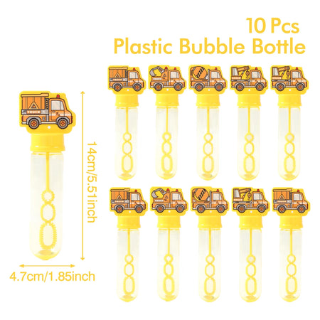 Engineering Vehicle Bubble Tube Soap Bottle Construction Birthday Party Decor Kids Favors Toys for Guests Gifts Baby Shower 1