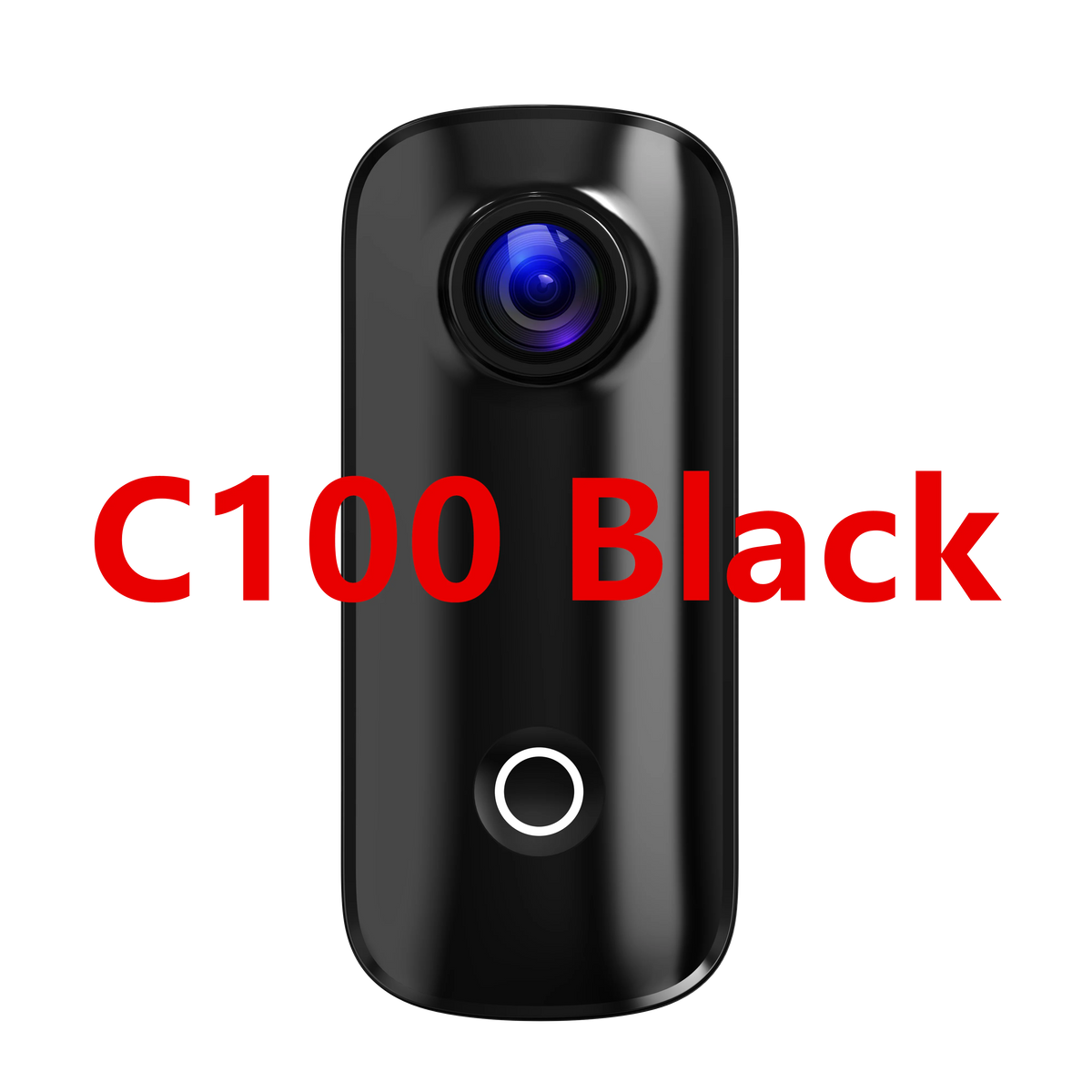 SJCAM C100 Plus Mini Thumb Camera &ndash; 4K Ultra High Definition Recording C100 Black / Standard