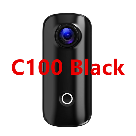 SJCAM C100 Plus Mini Thumb Camera &ndash; 4K Ultra High Definition Recording C100 Black / Standard
