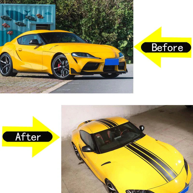 Αυτοκόλλητο από ανθρακονήματα για καπό, οροφή, πορτμπαγκάζ για Toyota GR Supra A90