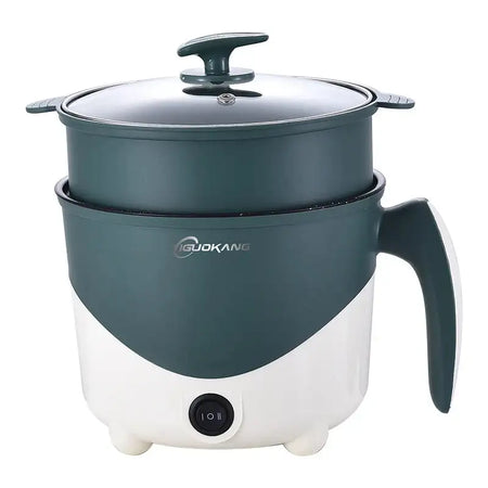 Electric Multifunction Hot Pot And Rice Cooker For One To Two White Double Layer / United States / EU