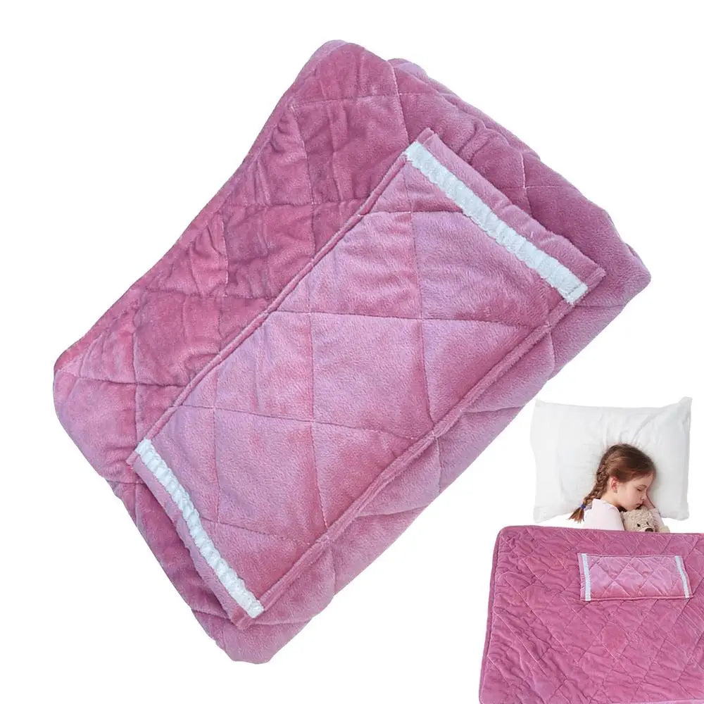 Cordless Heated Blanket USB Throw &ndash; 60 Second Fast Heating Peach / CN