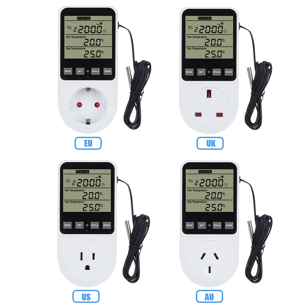 AC120-240V Temperature Controller Socket &ndash; High Accuracy