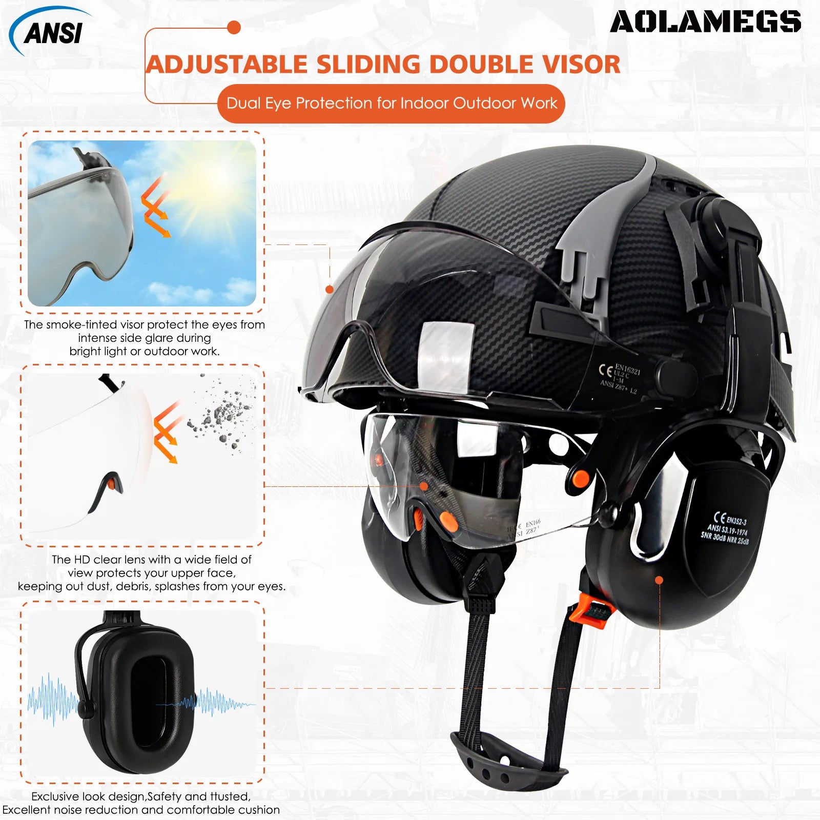 AQM0257 CE Safety Helmet &ndash; Lightweight Construction