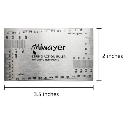 Miwayer String Action Ruler Gauge Tool &ndash; Precision Gauge