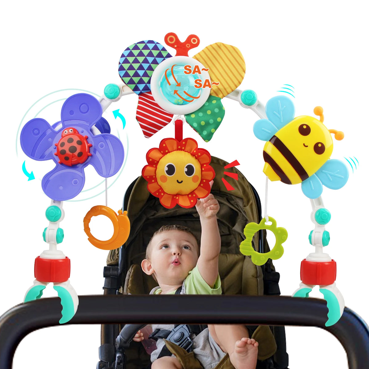 Baby Stroller Arch Toys &ndash; Sensory Development for Fine Motor Skills