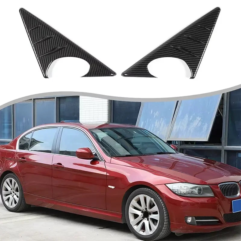 2 τεμ. ανθρακονήματα BMW E90 3Series τρίγωνο καθρέφτη σπόιλερ