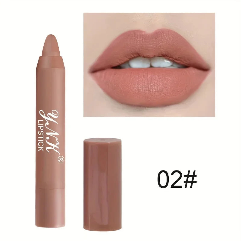 Nude Series Velvet Matte Waterproof Lipstick Pencil 02