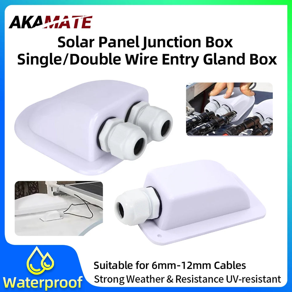 Solar Junction Box RV Waterproof &ndash; IP67 Cable Entry