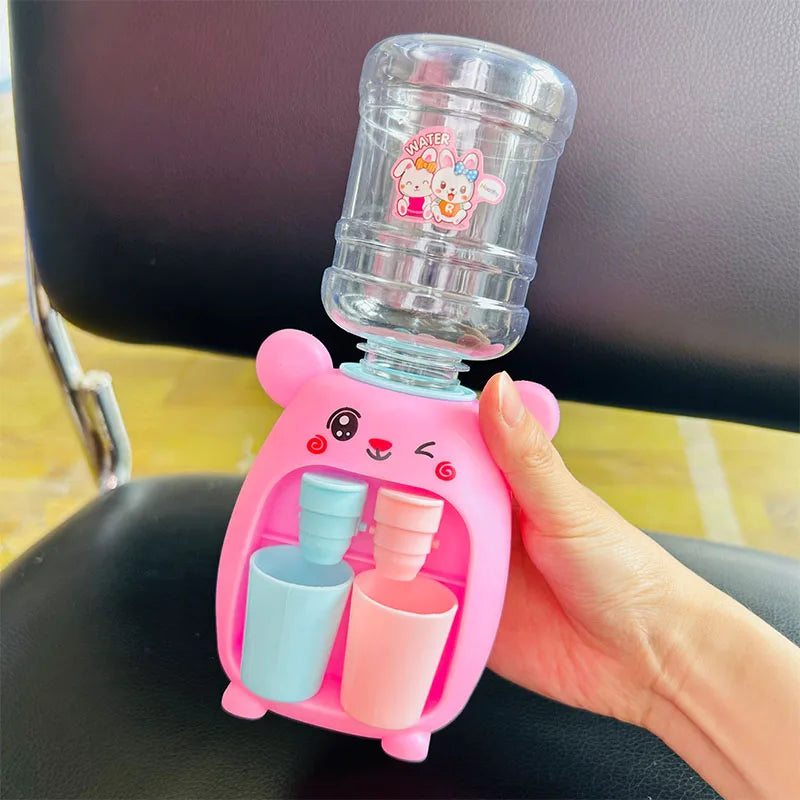 Mini Dual Water Dispenser Toy for Kids - Fun Pink &amp; Blue Kitchen Play