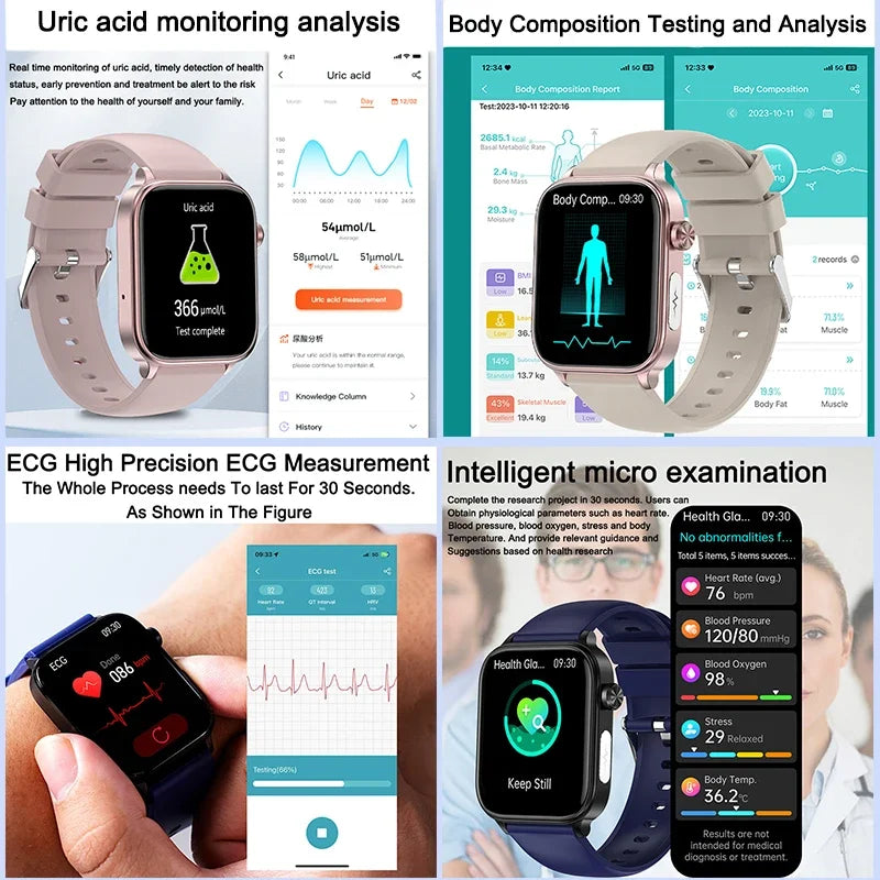 AI Diagnostic Detector Smart Watch &ndash; Comprehensive Health Tracking