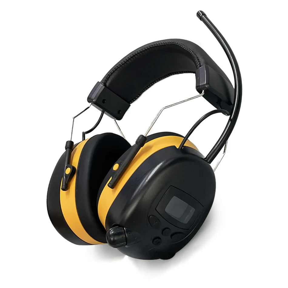 Bluetooth 5.3 Kopfhörer mit AM FM Radio und Geräuschreduzierenden Ohrmuscheln