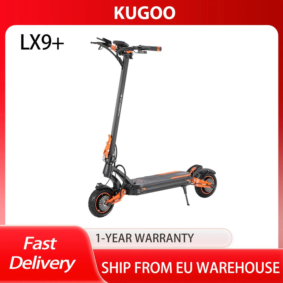 Ηλεκτρικό Πατίνι Kugoo LX9 Plus με Διπλούς Κινητήρες 650W, Μεγάλη Εμβέλεια 65km, Ανάρτηση για Όλα τα Εδάφη