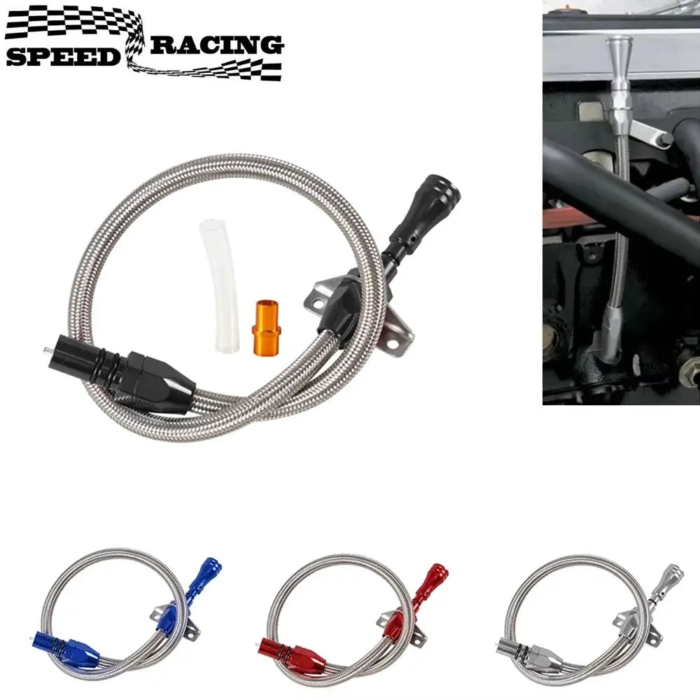 530 MM Flexible Stainless Transmission Dipstick For GM Chevy TH-400 TH-350 Turbo SBC BBC 350 400 by InterCyprus Trading Ltd