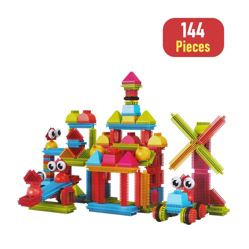 DIY Building Block Toys &ndash; Frustration Free Interlocking 144PCS