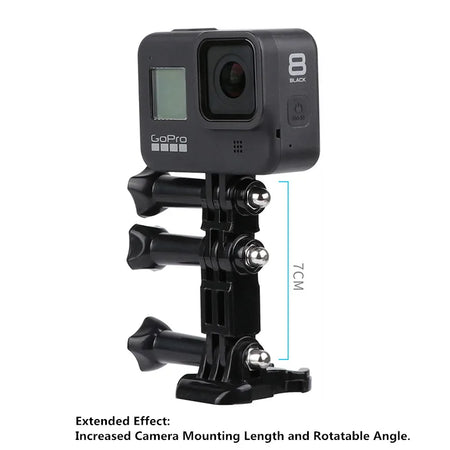 Adjustable Arm for GoPro &amp; Action Cameras - Straight Joints Mount