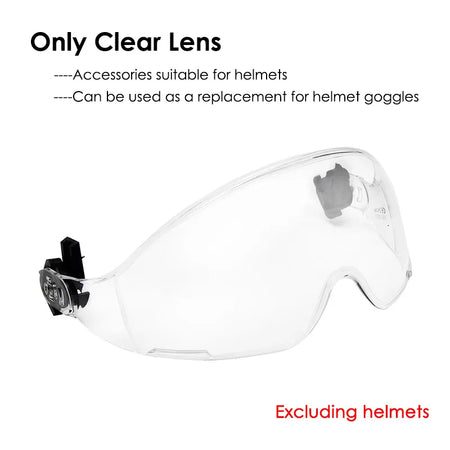 CR08 Safety Helmet With Visor &ndash; Lightweight Head Protection only clear lens